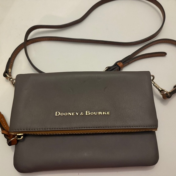 Dooney & Bourke Grey Crossbody - Picture 1 of 5